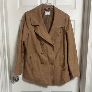 Old Navy Women's Camel Peacoat